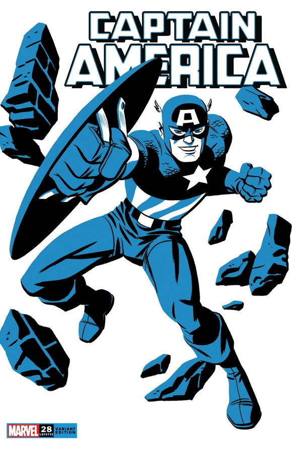 Captain America #28 Michael Ch o Captain America Two-Tone Var