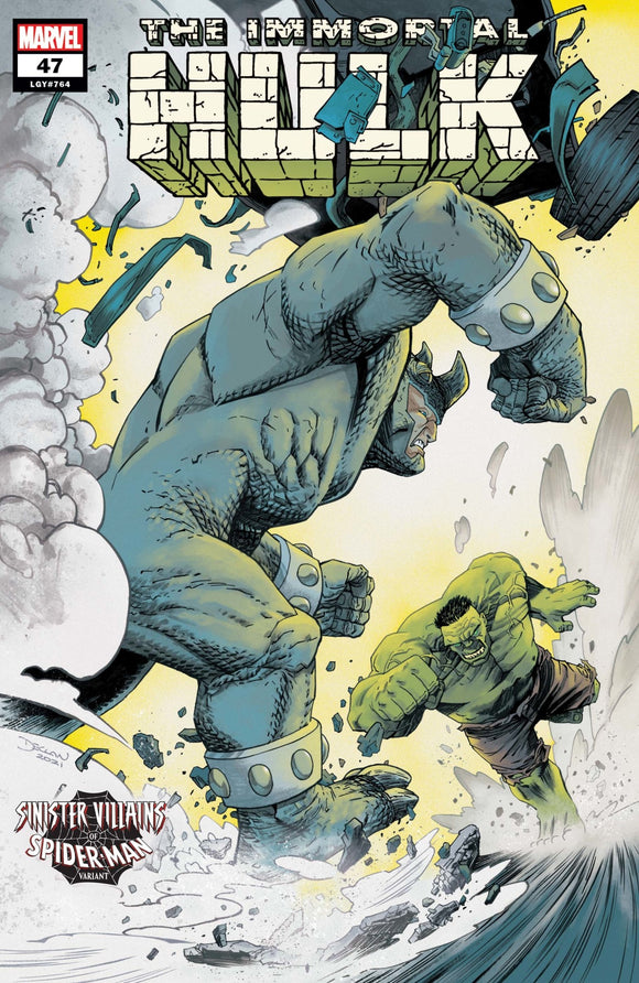 Immortal Hulk #47 Spider-Man V illains Var