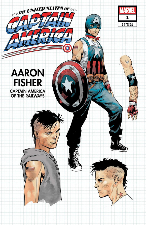 United States Captain America #1 (Of 5) Bazaldua Design Var
