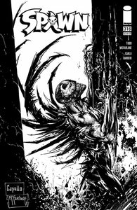 Spawn #316 Cvr D Capullo & Mcf arlane B&W