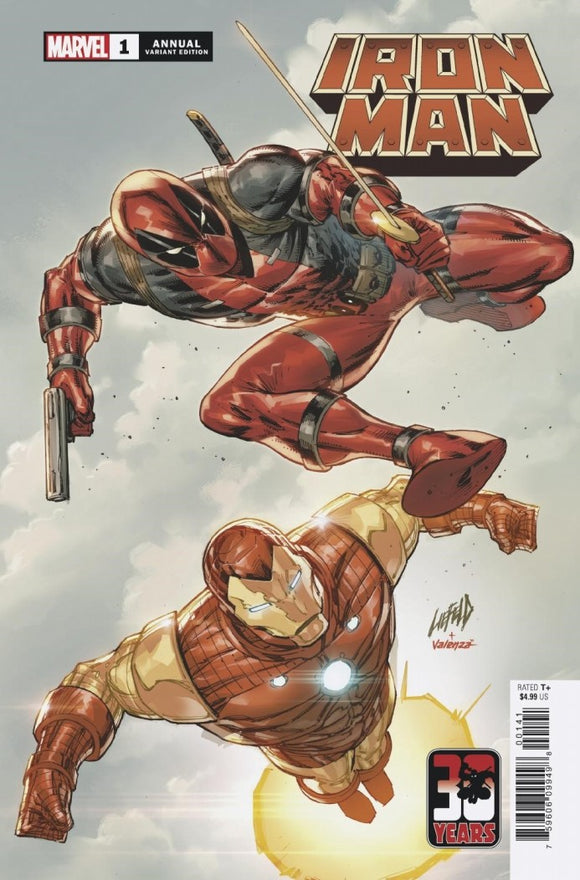 Iron Man Annual #1 Liefeld Dea dpool 30th Var