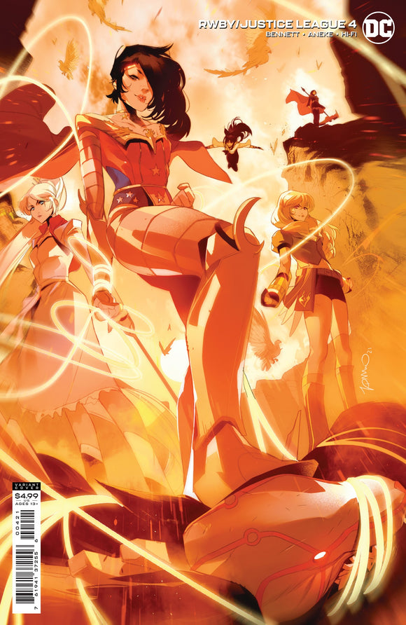 Rwby Justice League #4 Cvr B C ardstock Di Meo Var