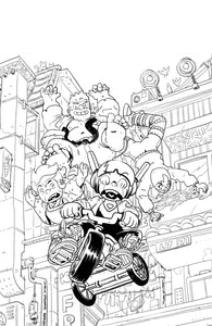 Skybound X #2 Cvr E 10 Copy In cv B&W Vuong & Kniivila (Mr)