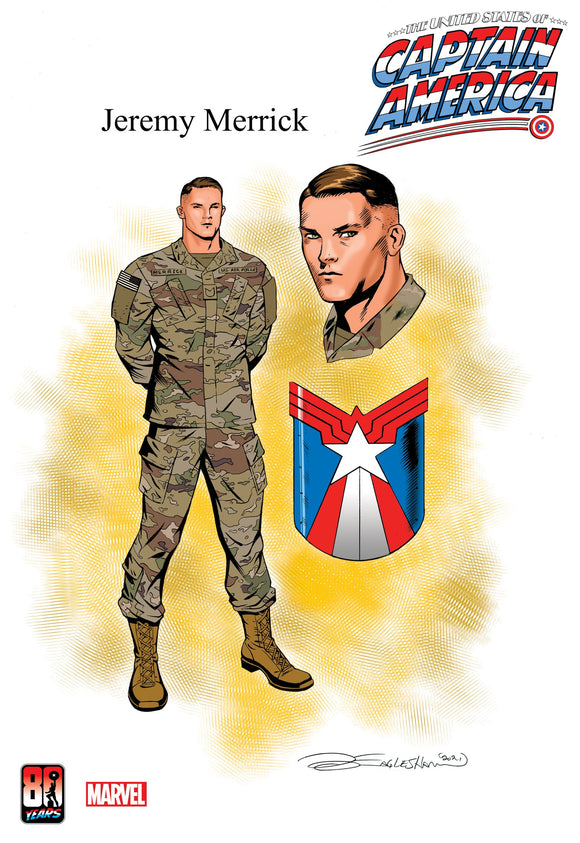 United States Captain America #5 (Of 5) Eaglesham Design Var