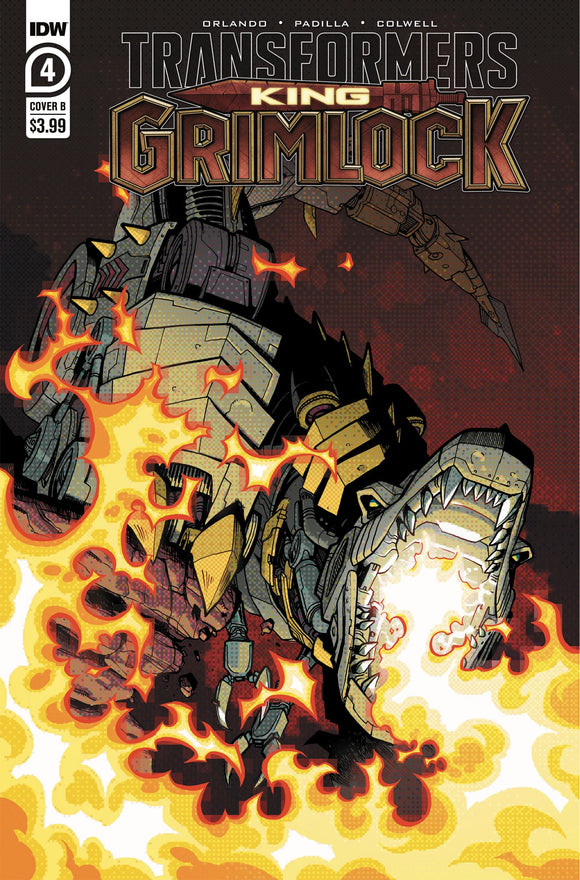 Transformers King Grimlock #4 (Of 5) Cvr B Kyriazis