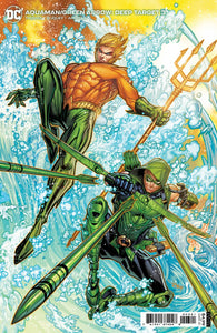 Aquaman Green Arrow Deep Targe t #3 (Of 7) Cvr B Meyers Card