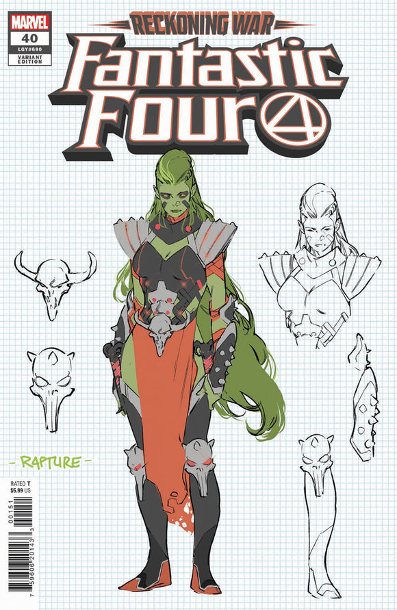 Fantastic Four #40 Silva Conce pt Art Var