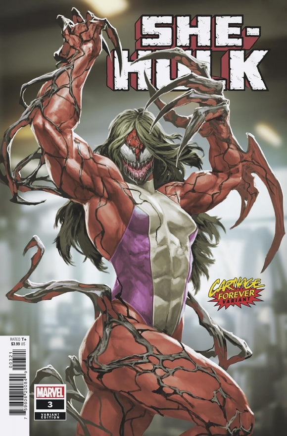 She-Hulk #3 Skan Carnage Forev er Var