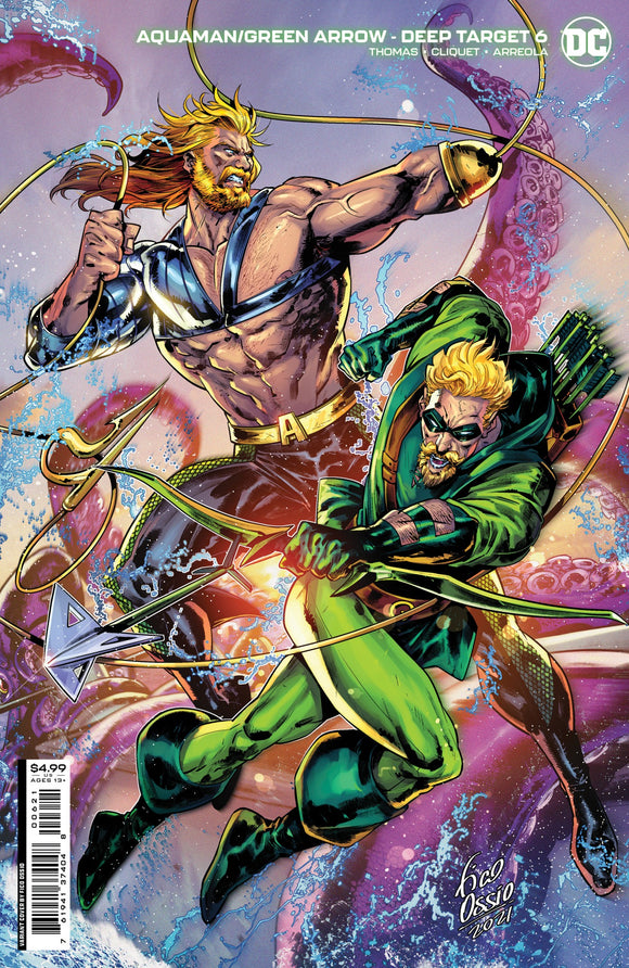 Aquaman Green Arrow Deep Targe t #6 (Of 7) Cvr B Ossio Var