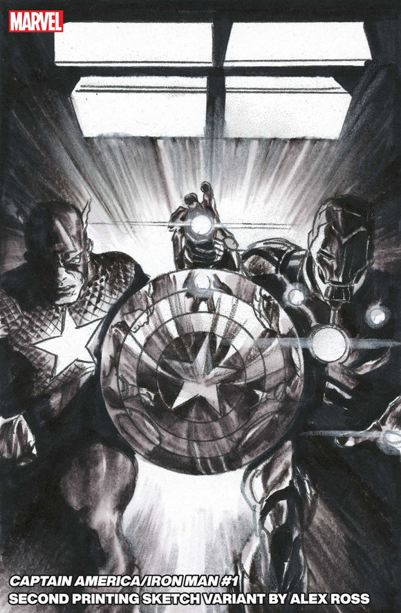 Captain America Iron Man #1 (O f 5) 2nd Ptg Alex Ross Var