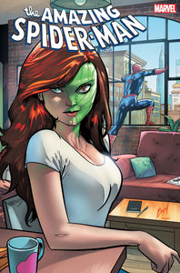 Amazing Spider-Man #4 Bazaldua Skrull Var