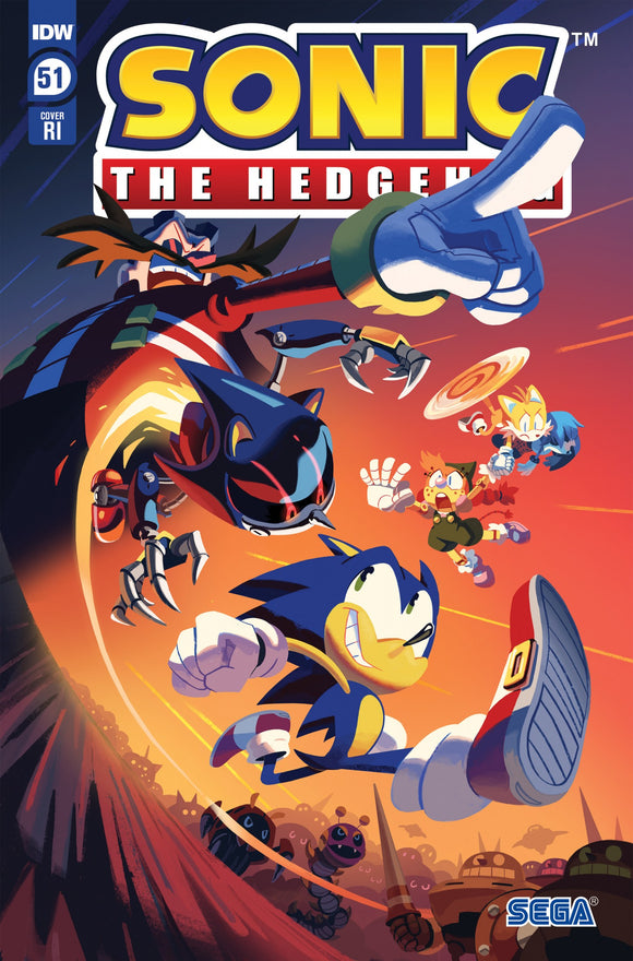 Sonic The Hedgehog #51 Cvr C 1 0 Copy Fourdraine Incv (Net) (