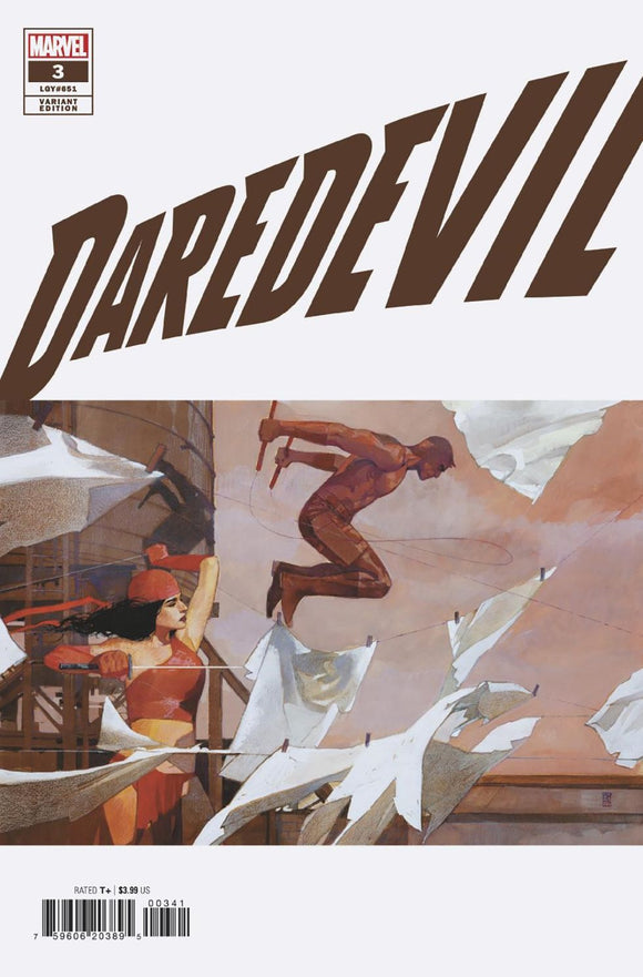 Daredevil #3 25 Copy Incv Male ev Var