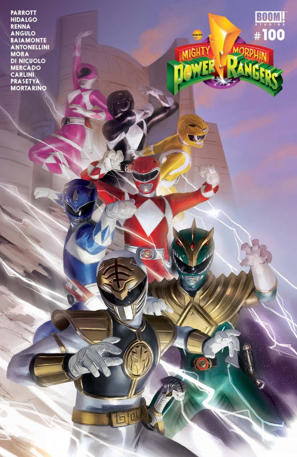 Mighty Morphin Power Rangers # 100 Cvr C Wrap Var Mercado (C:
