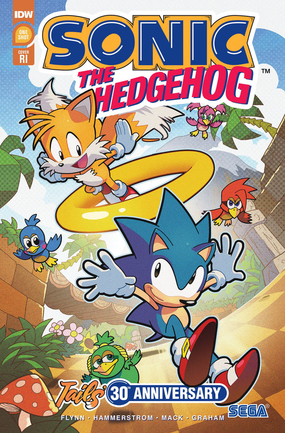 Sonic The Hedgehog Tails 30th Annv Cvr 10 Copy Inc Yardley (