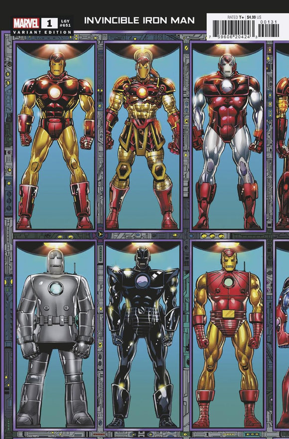 Invincible Iron Man #1 Layton Connecting Var