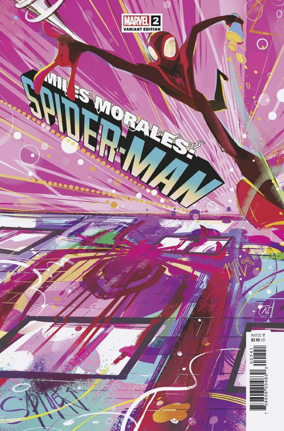 Miles Morales Spider-Man #2 Gr affiti Var