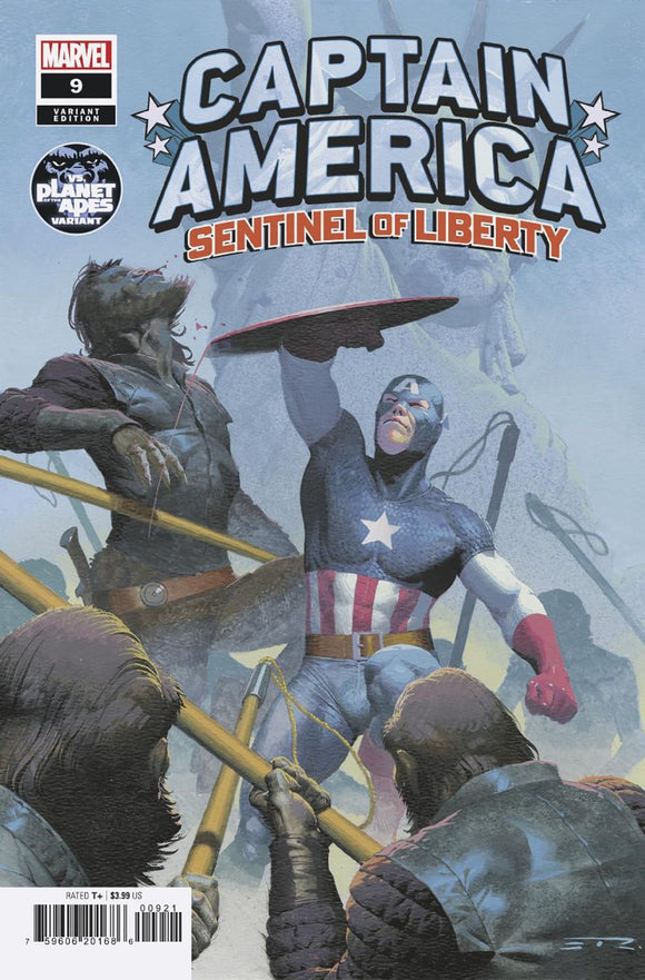 Captain America Sentinel Of Li berty #9 Planet Of The Apes Va