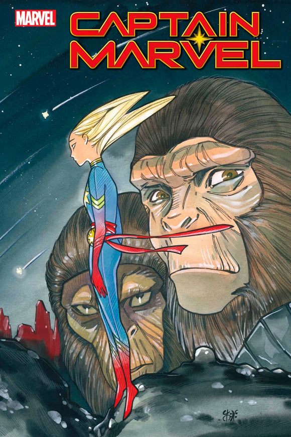 Captain Marvel #46 Momoko Plan et Of The Apes Var