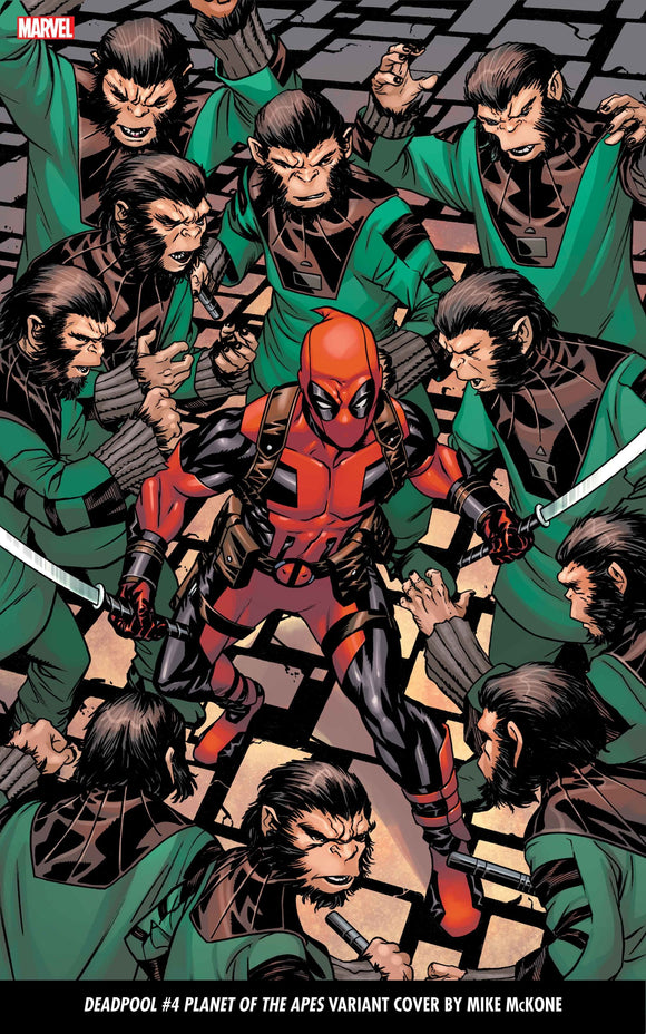 Deadpool #4 Mckone Planet Of T he Apes Var