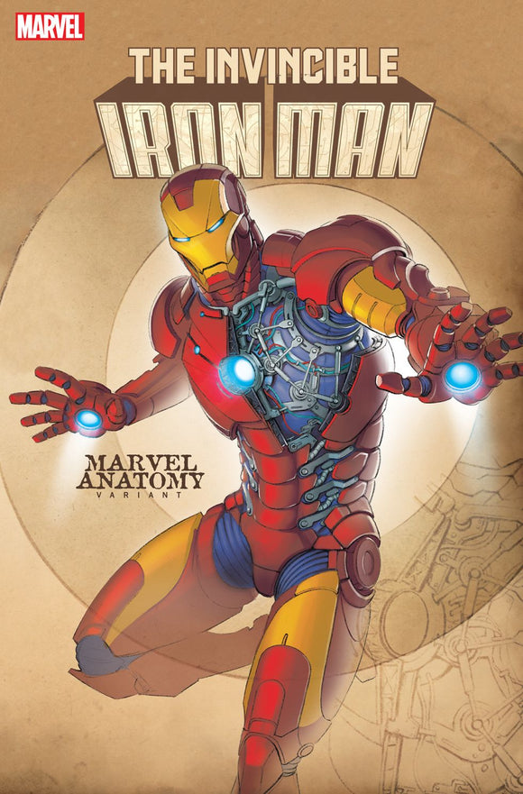 Invincible Iron Man #3 Lobe Ma rvel Anatomy Var