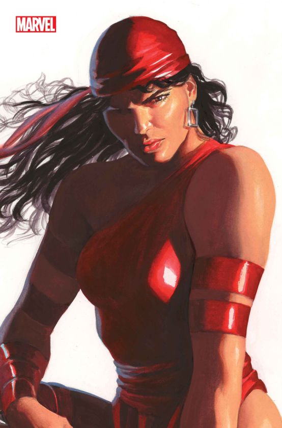 Daredevil #9 Alex Ross Timeles s Elektra Vir Var