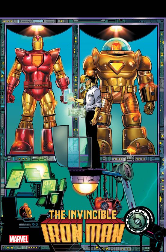 Invincible Iron Man #4 Layton Connecting Var