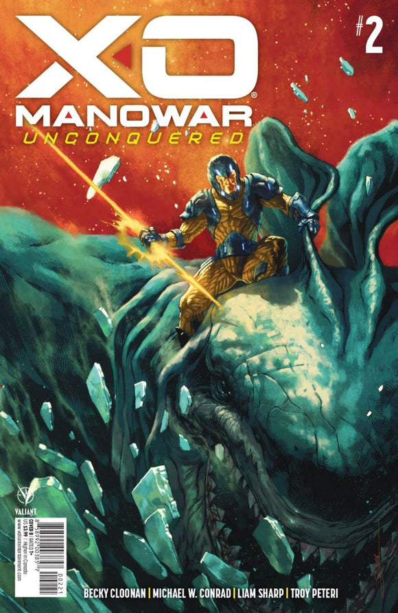 X-O Manowar Unconquered #2 Cvr B Secher (Mr)