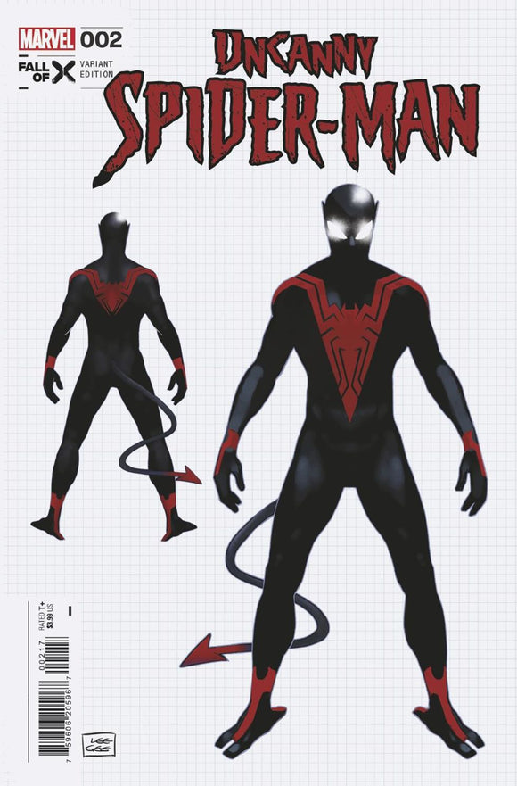 Uncanny Spider-Man #2 10 Copy Incv Lee Garbett Design Var