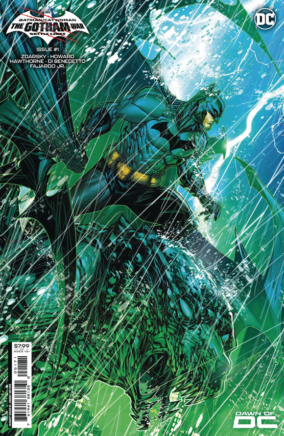 Batman Catwoman Gotham War Bat tle Lines #1 Cvr E Meyers Foil