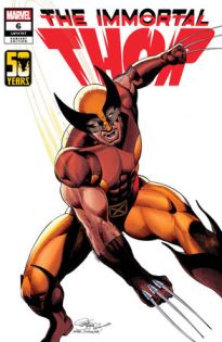 Immortal Thor #6 Magno Wolveri ne Wolverine Wolverine Var
